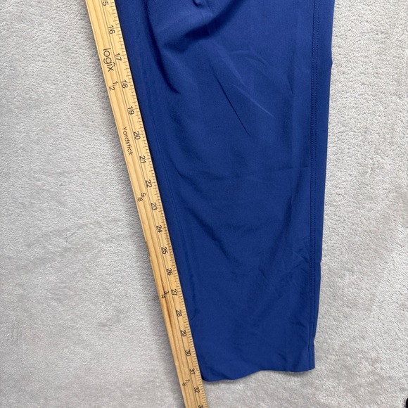 Athleta Pants Women's 12 Tall Skyline Featherweight Blue Paperbag Waist Cargo‎ - Picture 10 of 14